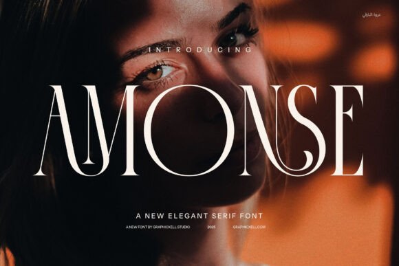 Amonse Elegant Serif for a Polished Brand Look