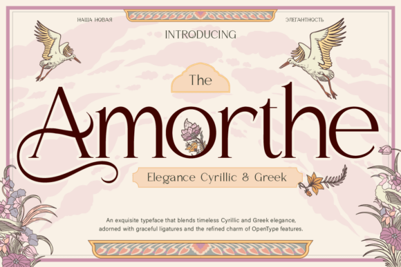 Amorthe Regular for Web Design and Brand Identity