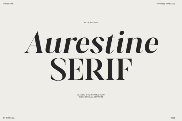 Aurestineserif Bold: Elevating Brand Identity with a Refined Serif Font