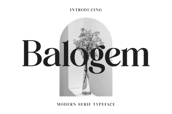 Balogem: A Modern Serif Font for Elegant Typography