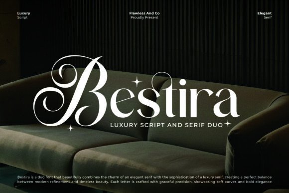 Bestira Duo: A Luxury Typeface for Modern Branding