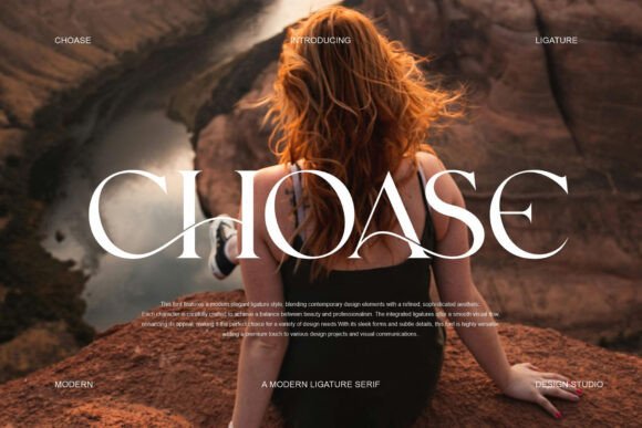 Choase: A Serif Font That Elevates Your Campaign Visuals