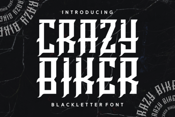Crazy Biker Font for Bold Branding