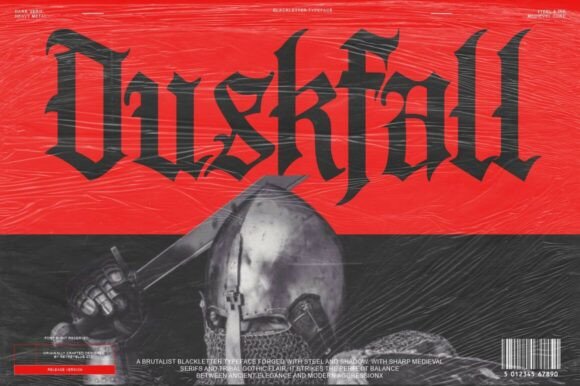 Duskfall: A Modern Blackletter Font for Web Design
