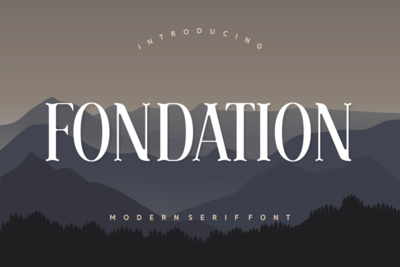 Fondation: A Serif Font for Timeless Editorial Design
