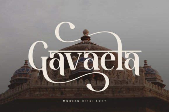 Gavaela: A Serif Font with South Asian Elegance