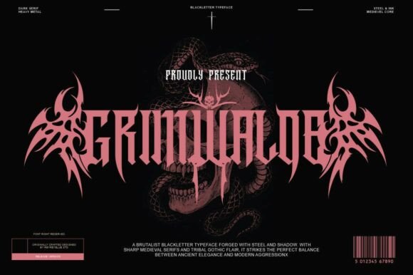 Grimwalde: A Gothic Font for Handmade Creations