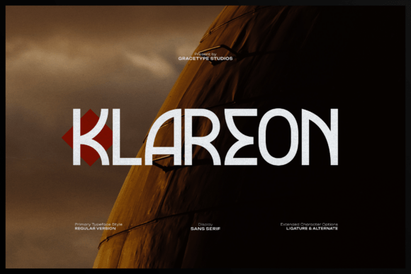 Klareon Display Sans Serif for Handmade Creations