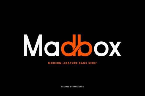 Madbox – A Modern Font for Polished Branding