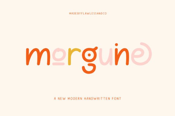 Morguine: A Handwritten Sans Serif Font for Creative Makers