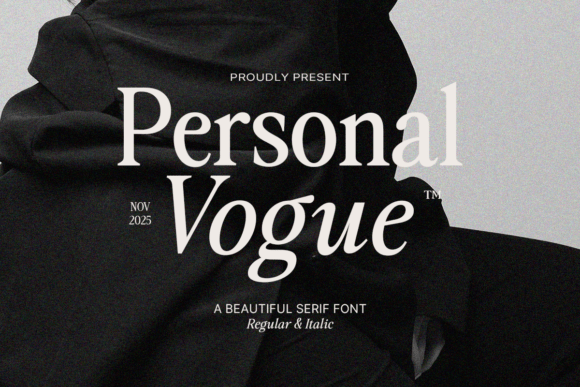 Personal Vogue: A Serif Font with Modern Elegance