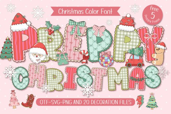 Preppychristmas 4: A Festive Font for Branding