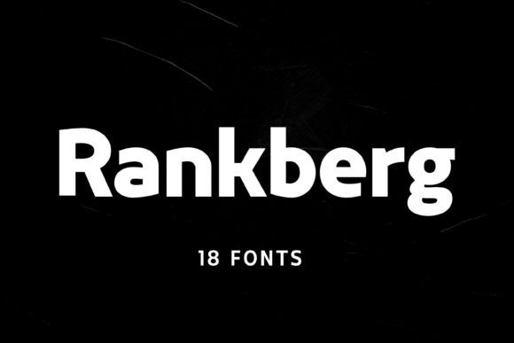 Rankberg: A Bold Sans Serif Font for Handmade Creations