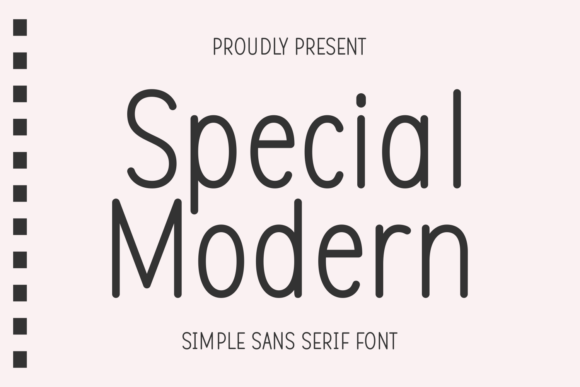 Special Modern: A Clean Sans Serif Font for Digital Marketing