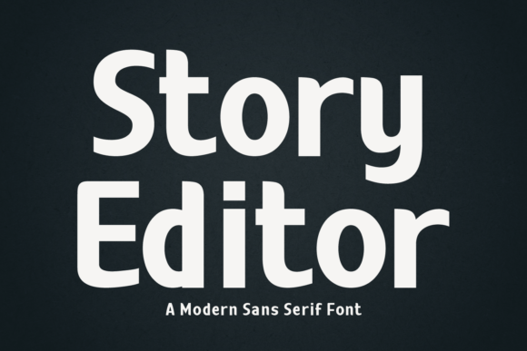 Story Editor: A Modern Sans Serif Font for Web Design