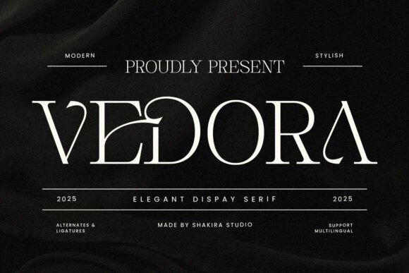 Vedora: A Serif Font with Timeless Elegance