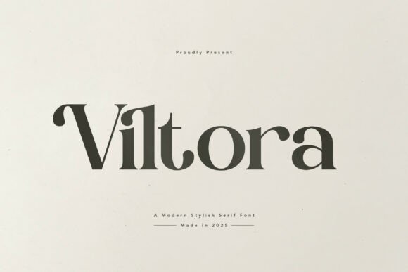 Viltora Serif Font for Modern Editorial Design