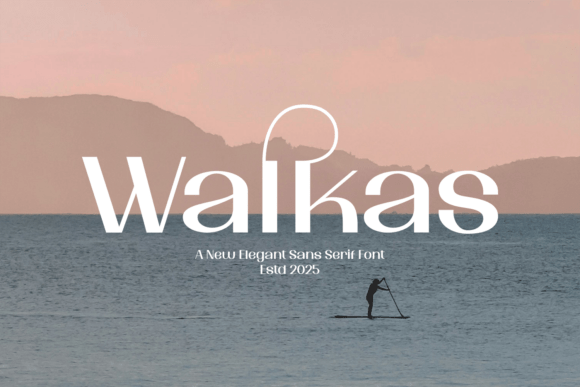 Walkas: A Modern Sans Serif Font for Editorial Elegance